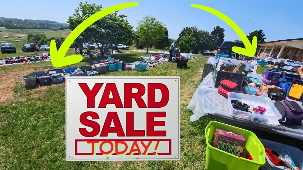 I Bought More Than I Could Carry at These Yard Sales!!