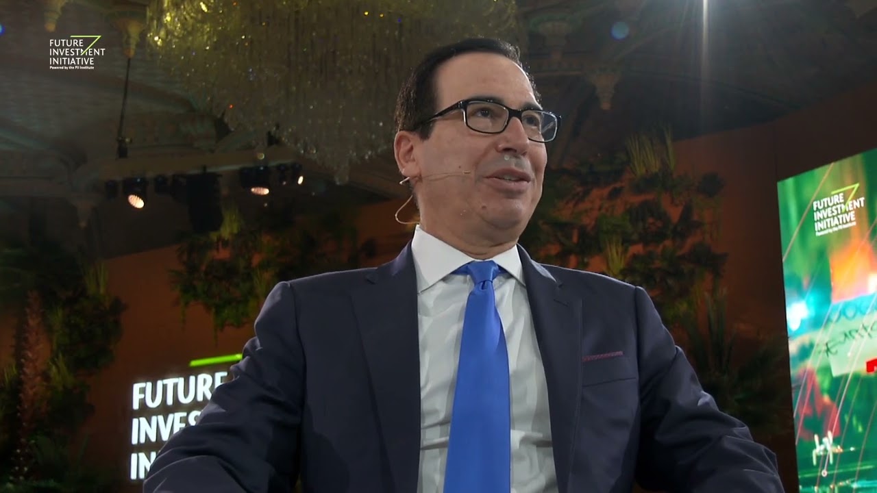 Global Macrofinance - HE Al Jadaan, Shaikh Salman bin Khalifa Al-Khalifa & Mnuchin - #FII6 - Day 2