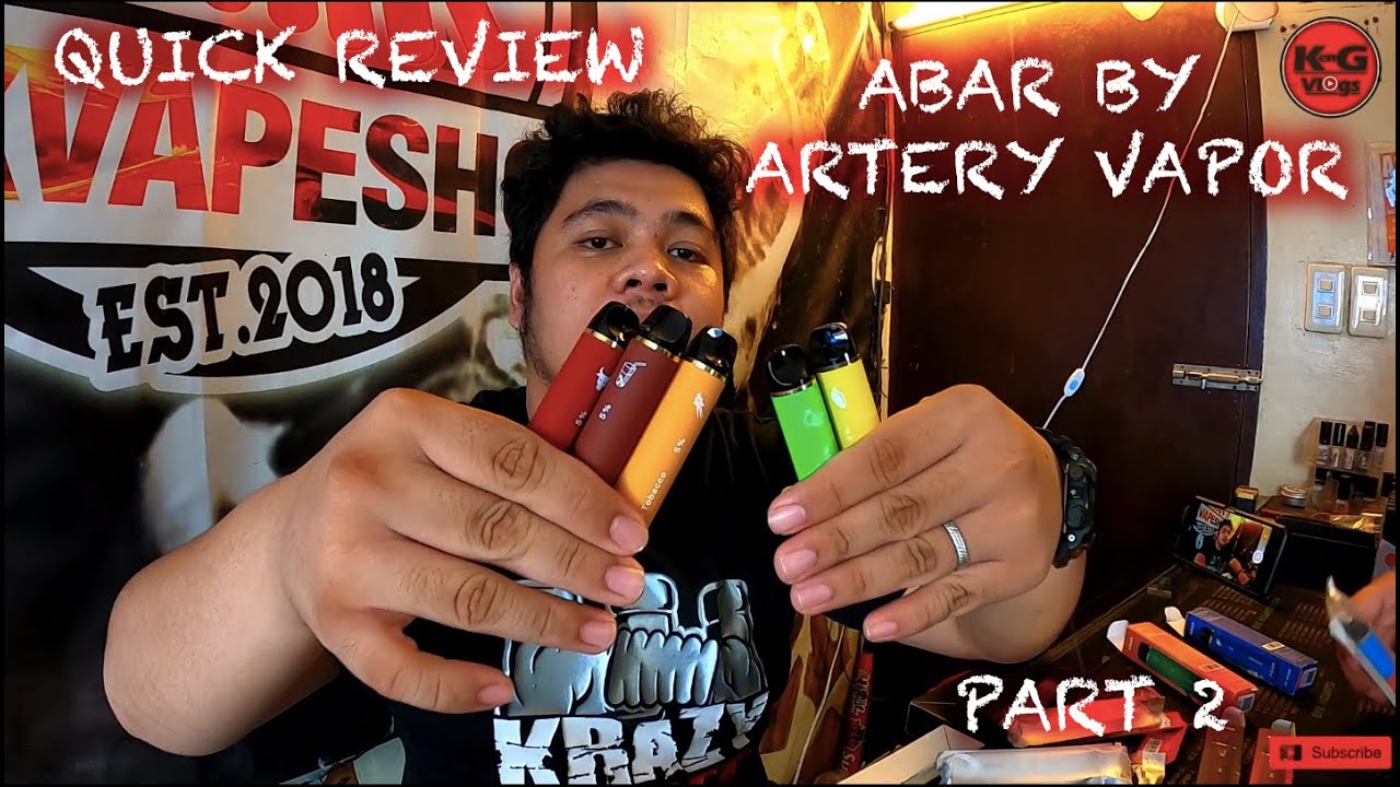 ABAR BY ARTERY VAPOR QUICK REVIEW | PART 2 | KEN G VAPE VLOGS