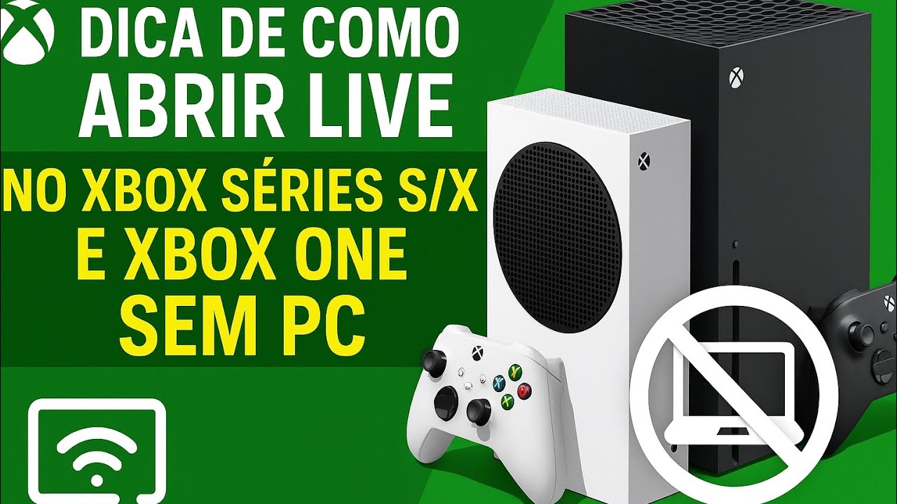 COMO FAZER LIVE PARA O YOUTUBE TOTALMENTE GRATUITO NO XBOX ONE SÉRIES S/X SEM PC, NOTEBOOK#dicas