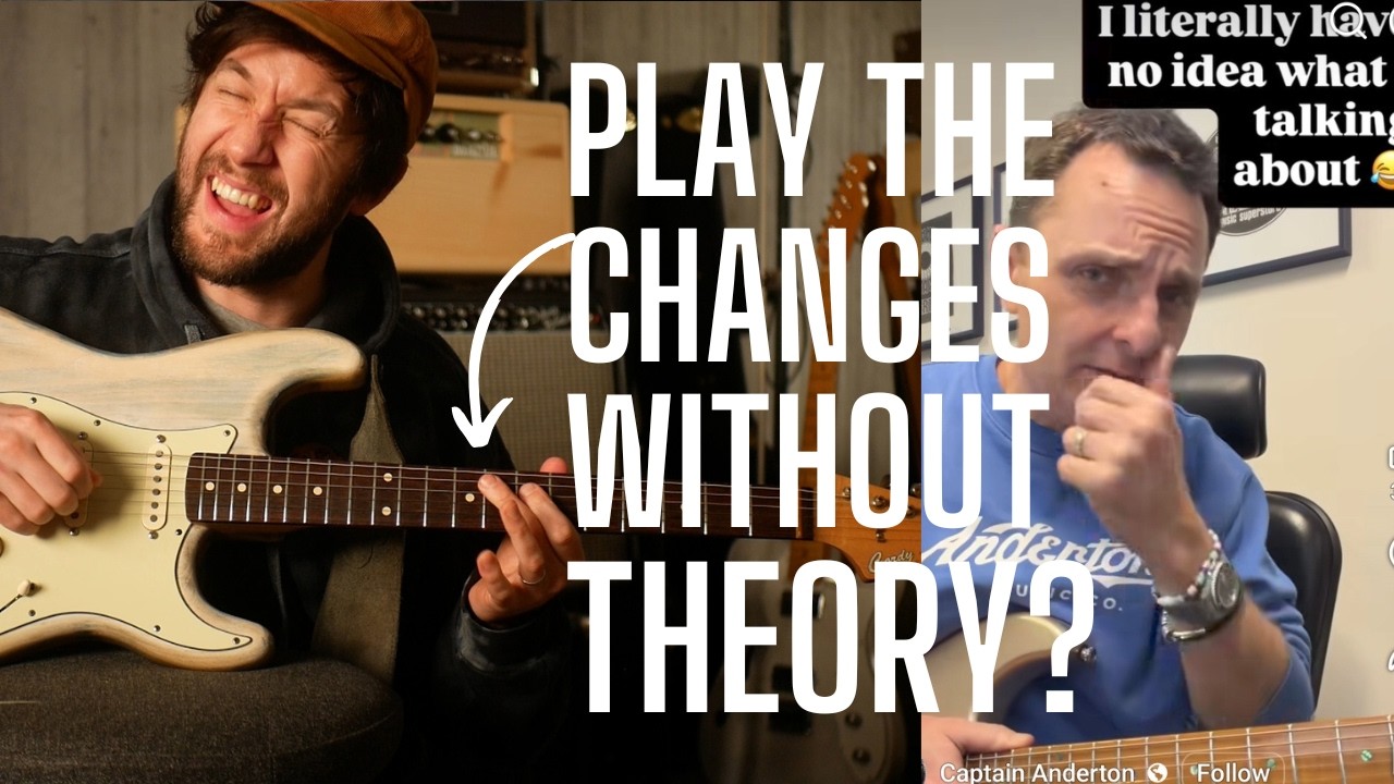 Playing Through the Changes With NO THEORY?!  Lee Anderton inspired this Lesson on Minor Blues...