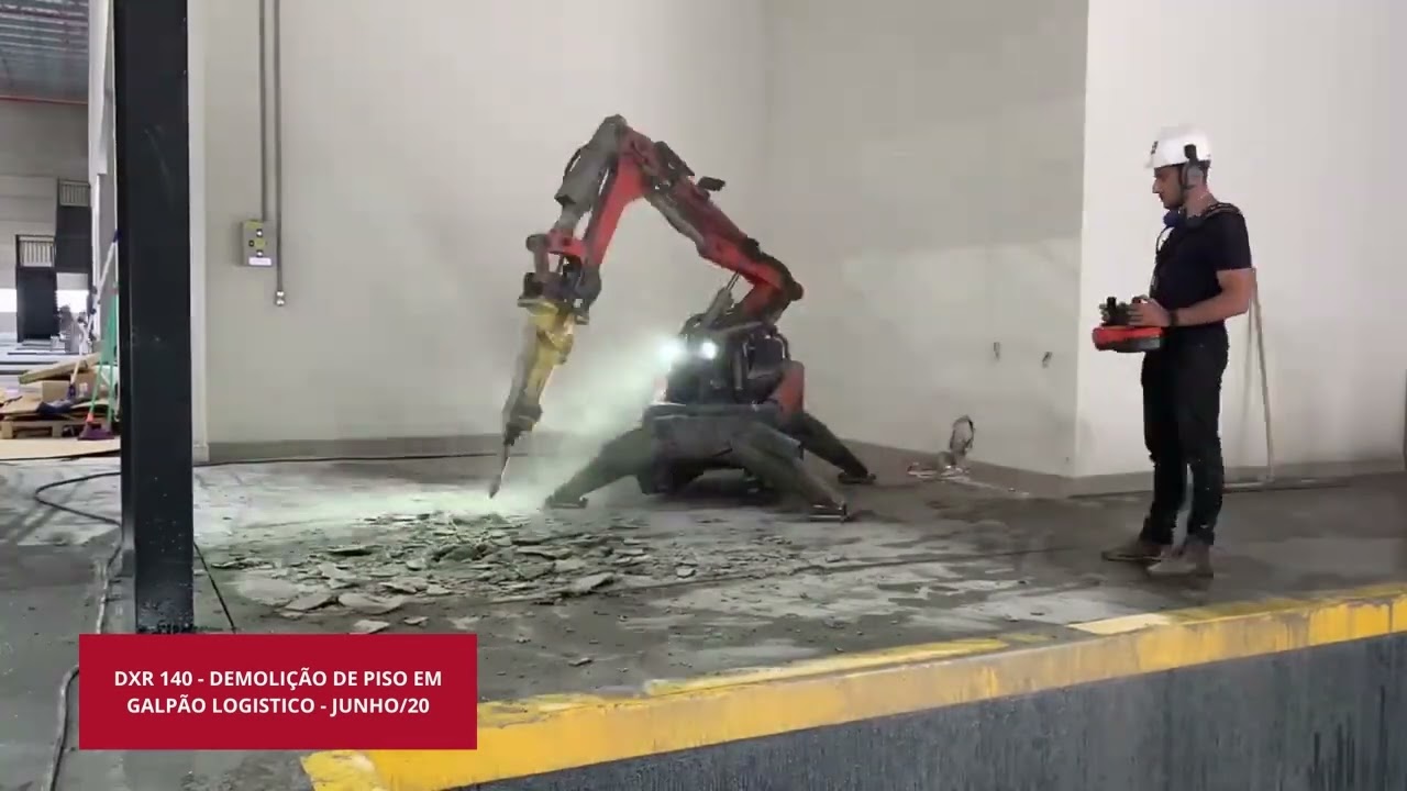 Robô Demolidor - GEOFURO - Apresentação do Equipamento
