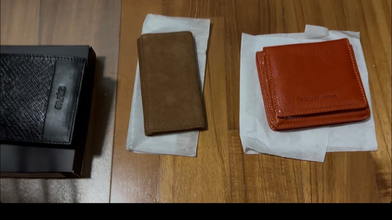 Review and comparison of 3 artisanal wallets I recently purchased ft Tuscany, Munira and Ren