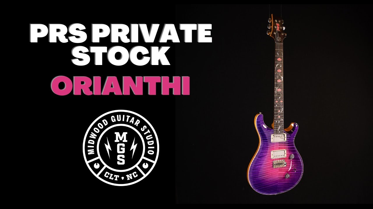 PRS Private Stock Orianthi Guitar Demo