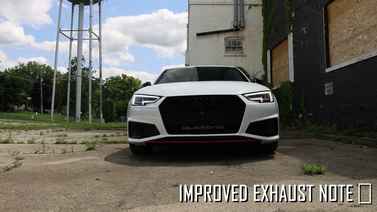 ARM Motorsports B9 3.0T Downpipe and Midpipes -- Sound Clips