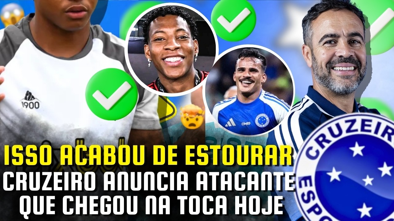 🚨 URGENTE: CRUZEIRO ANUNCIA ATACANTE QUE ATUOU NO CAMPEONATO PAULISTA - ARTUR JORGE APROVOU! 🔥