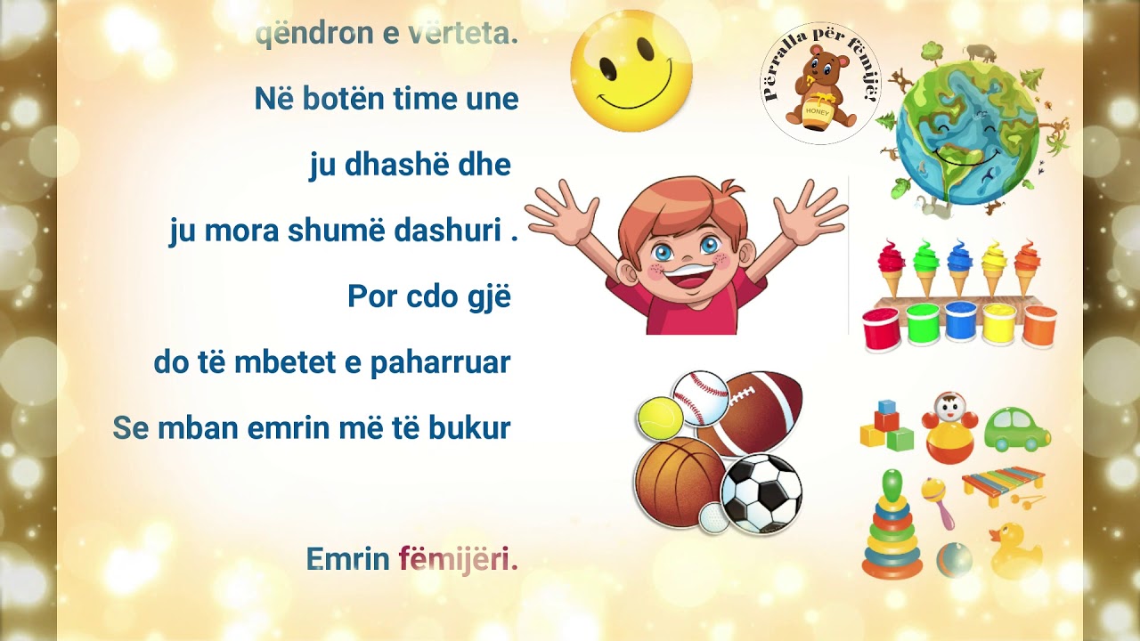 Vjersha Shqip Për Fëmijë - Gëzuar 1 Qershorin