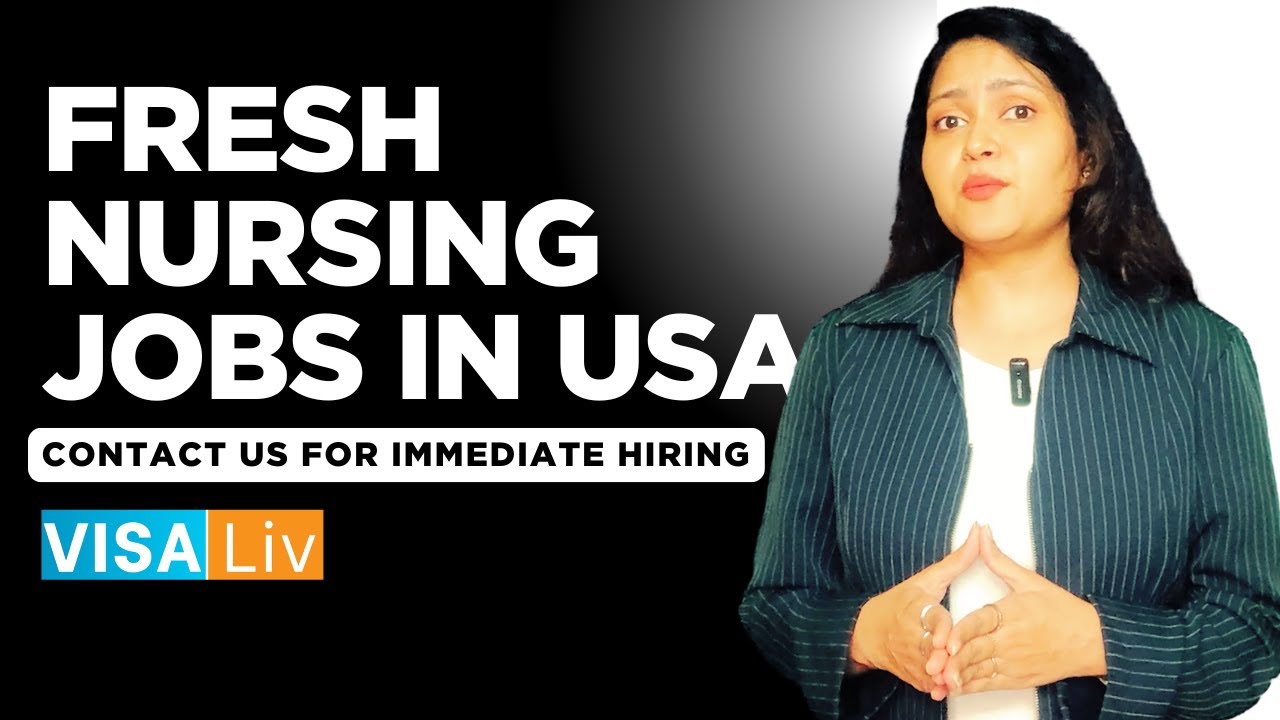 FRESH NURSING JOBS IN USA | VISA SPONSORSHIP | IMMEDIATE HIRING | APPLY NOW