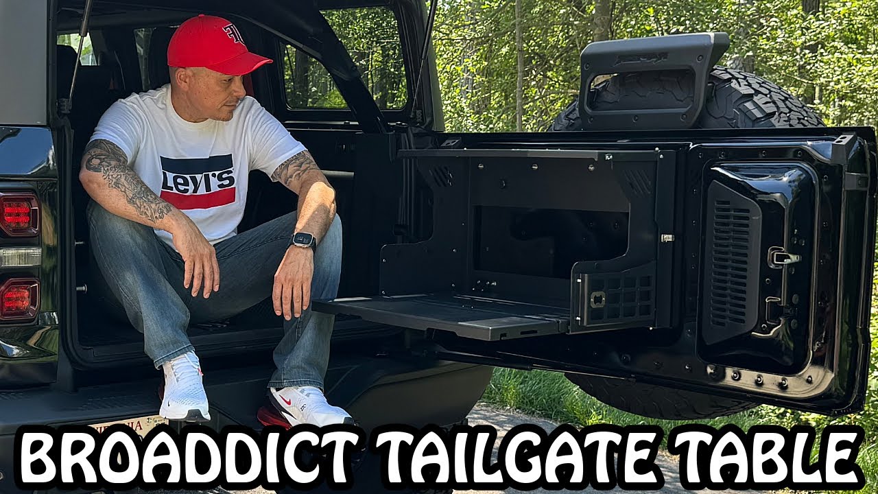 Bronco Tailgate Table Install (BROADDICT)