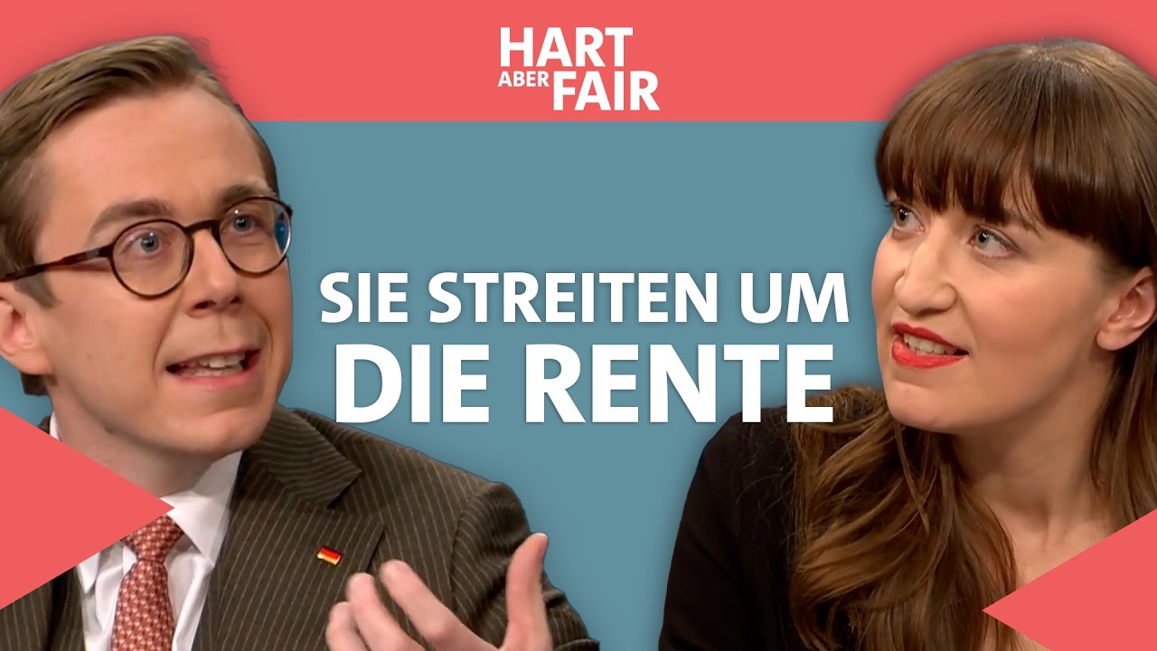 Streit um das Rentenpaket: Amthor (CDU) vs. Reichinnek (Linke) I Hart aber fair