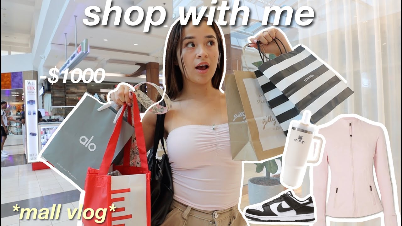 Видеоблог о шопинге 🛍️ огромный выбор одежды, необходимые вещи для школы, покупка нового гардероб...