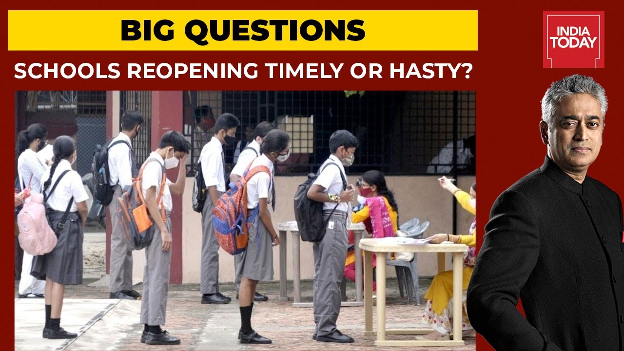 Back To School: Reopening Of Schools Timely Or Hasty? | News Today With Rajdeep Sardesai
