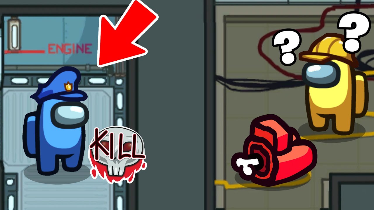 Cheating With INFINITE Kill Range In Among Us!