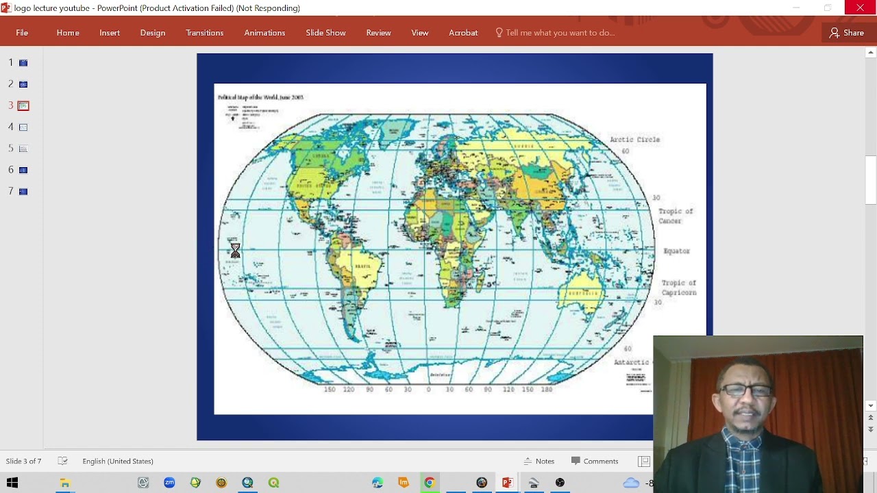 GIS lecture 37  Geographic projections Systemsانظمة الإسقاط الجغرافى 