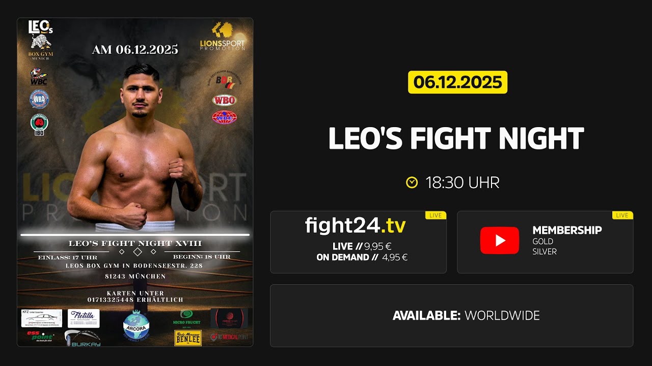 Leo's Fight Night XVIII: Free Undercard