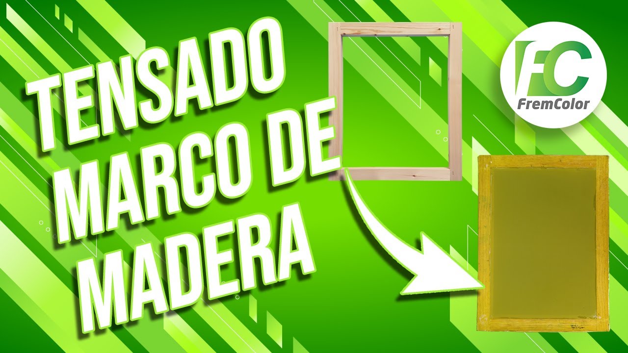 TENSADO MARCO DE SERIGRAFÍA