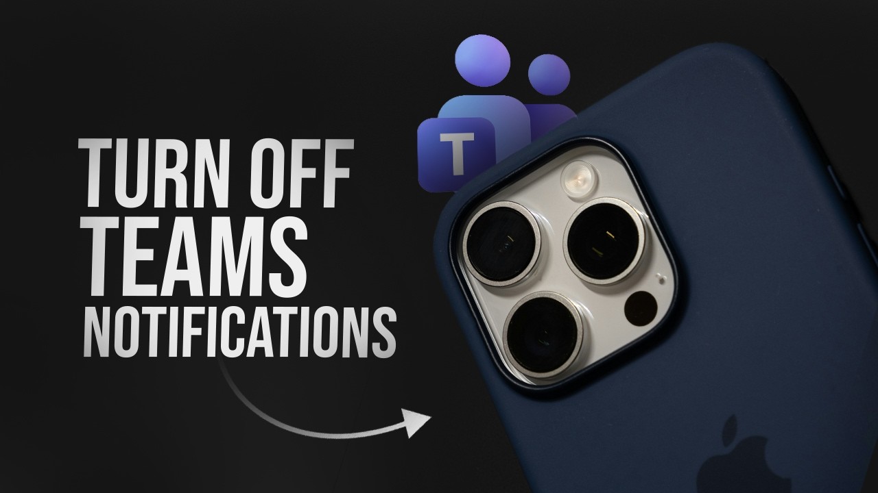 How to Turn Off Teams Notifications on iPhone (tutorial)