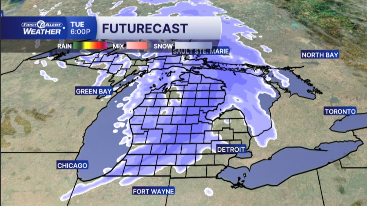 Snow tonight, colder Sunday