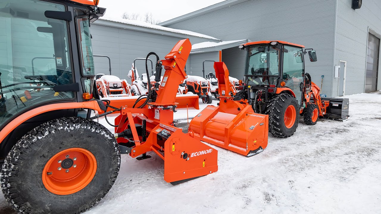 Normand VS Kubota Rear Inverted Hybrid Snowblowers!