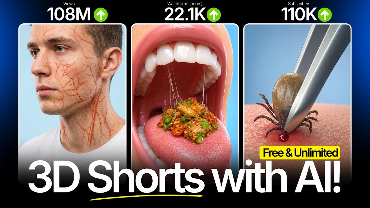 How To Make 3D Animated Shorts Like Zack D Films Using AI (100% Free)