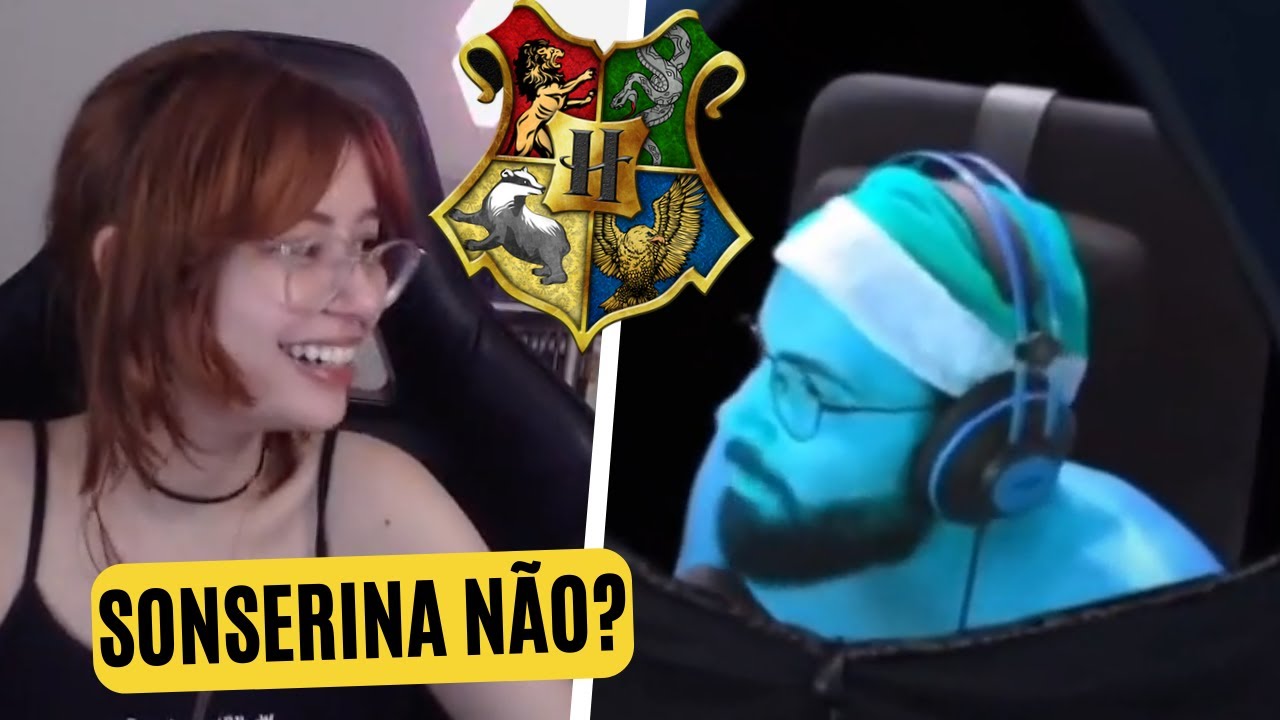 Smzinho descobriu sua casa em Hogwarts | kett reage