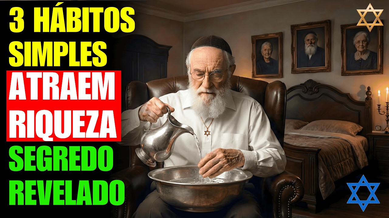 RIQUEZA TODO DIA! Faça ESTAS 3 Coisas ao Acordar e SAIA da MISÉRIA— Sabedoria Judaica