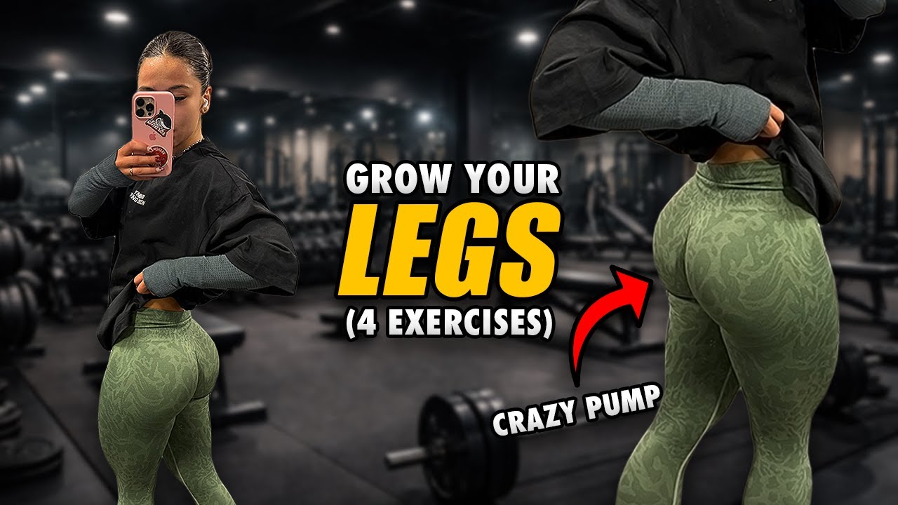 THE PERFECT LEG DAY FOR ALL FITNESS LEVELS (4 exercises)