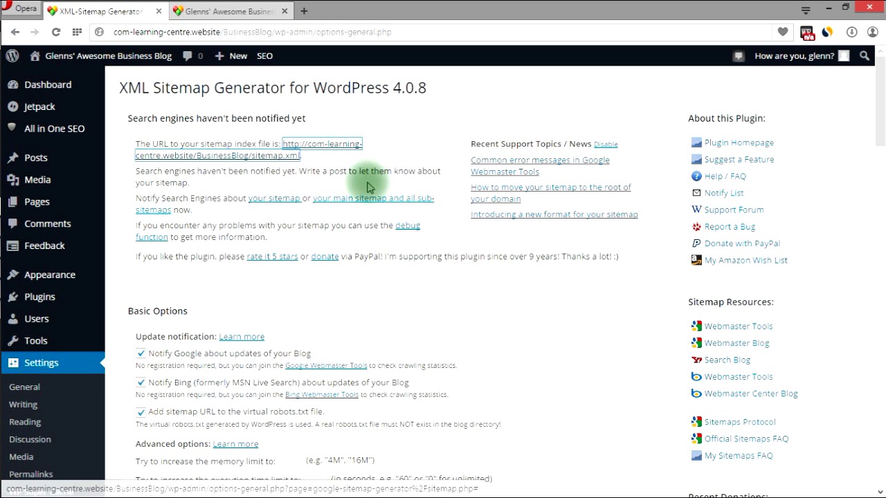 16  WordPress Plugins Google XML Sitemap