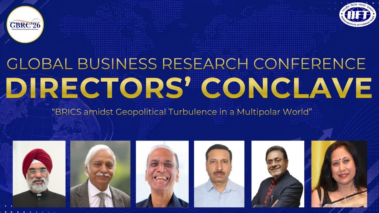 𝐁𝐑𝐈𝐂𝐒 𝐀𝐦𝐢𝐝𝐬𝐭 𝐆𝐞𝐨𝐩𝐨𝐥𝐢𝐭𝐢𝐜𝐚𝐥 𝐓𝐮𝐫𝐛𝐮𝐥𝐞𝐧𝐜𝐞 𝐢𝐧 𝐚 𝐌𝐮𝐥𝐭𝐢𝐩𝐨𝐥𝐚𝐫 𝐖𝐨𝐫𝐥𝐝 | 𝐆𝐁𝐑𝐂 2026 | 𝐈𝐈𝐅𝐓 𝐏𝐚𝐧𝐞𝐥 𝐃𝐢𝐬𝐜𝐮𝐬𝐬𝐢𝐨𝐧