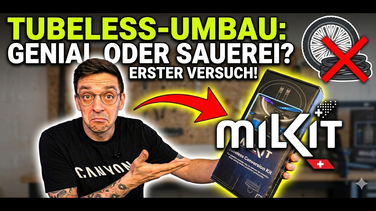 Tubeless Umbau: Genial oder größte SAUEREI? 😱 MilKit Test