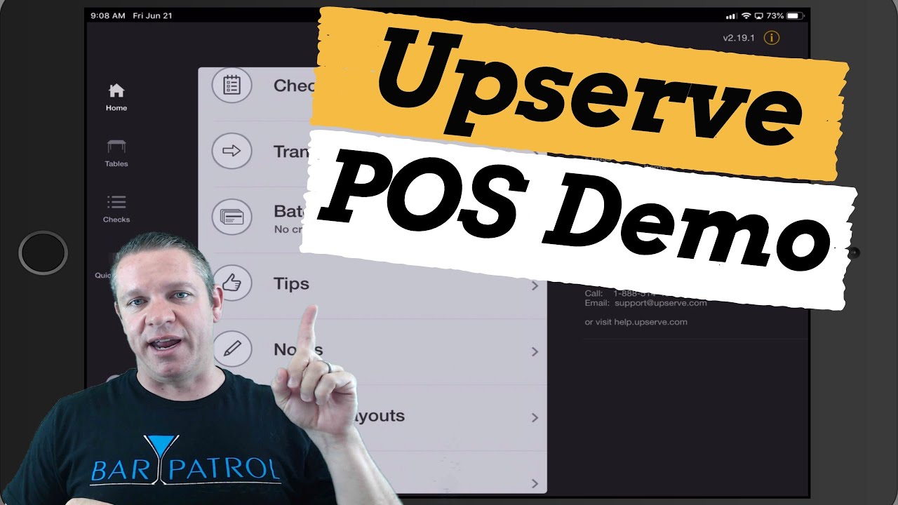 Демонстрация на iPad: система Upserve POS
