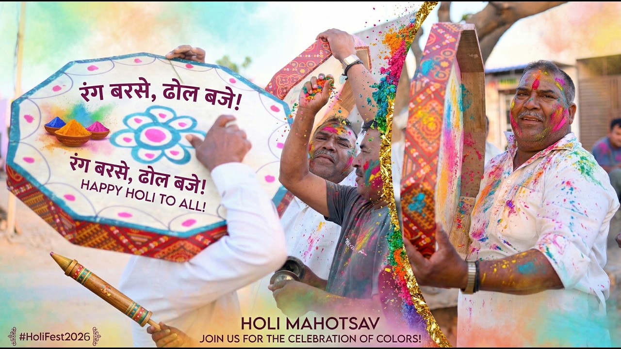 होली धमाल 2026 | रंगों की मस्ती | धमाकेदार होली स्पेशल सॉन्ग | Holi Dhamal Song 🎉🌈। A One Studio