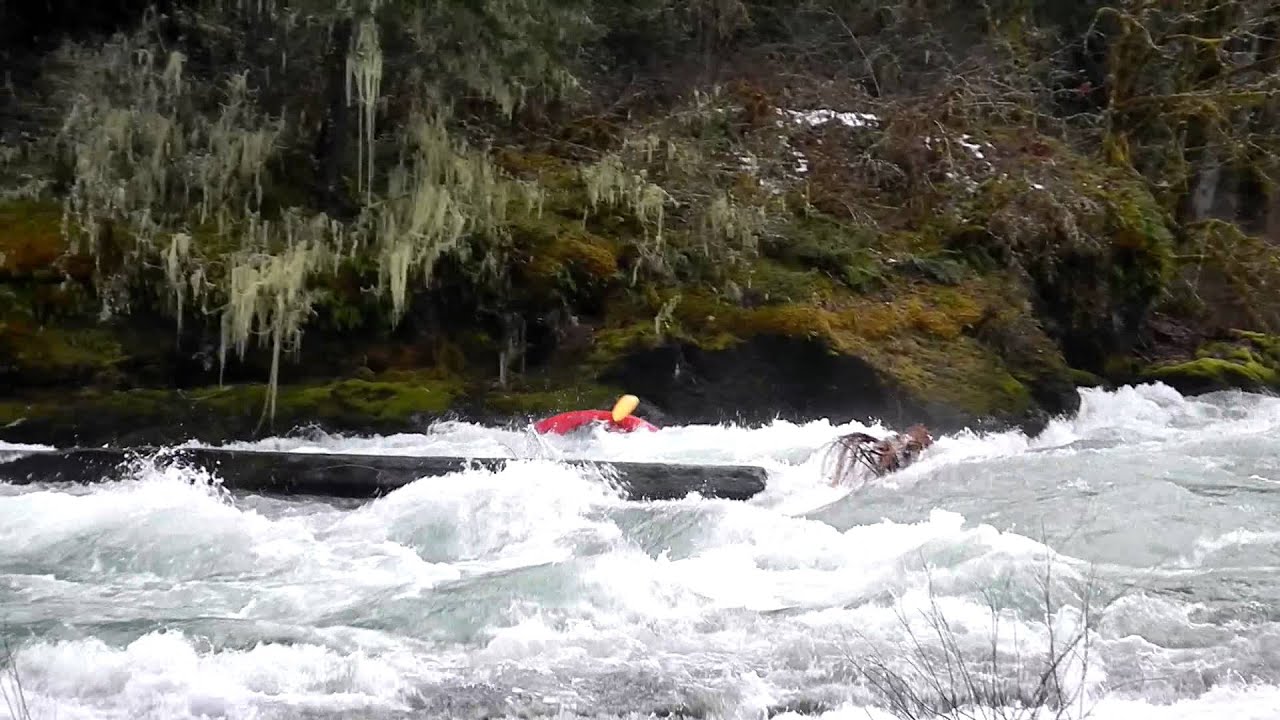 Kayaking Skutz Falls 3, Cowichan River