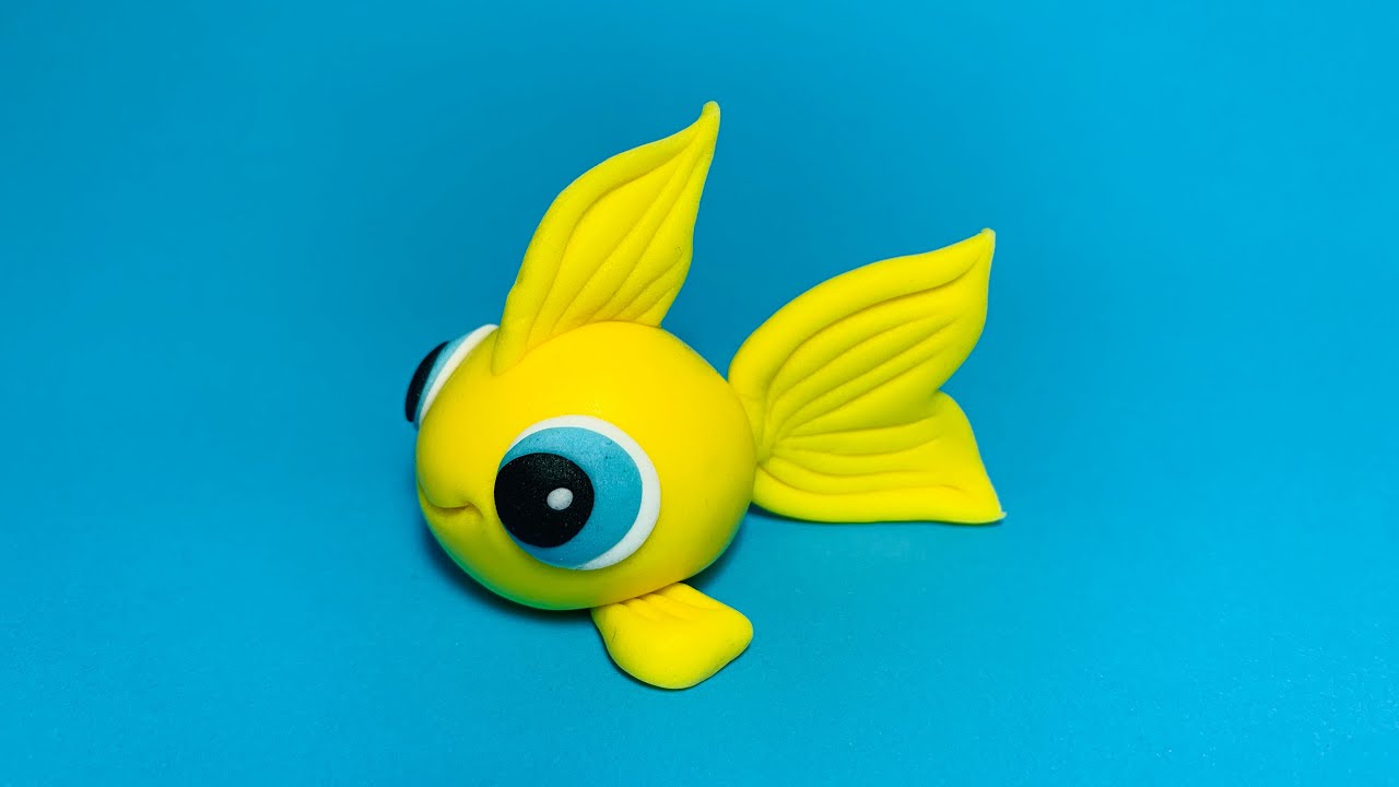 How to Make Fondant Fish Tutorial - Easy Sugar Fish Tutorial - Cake Decorating Tutorial