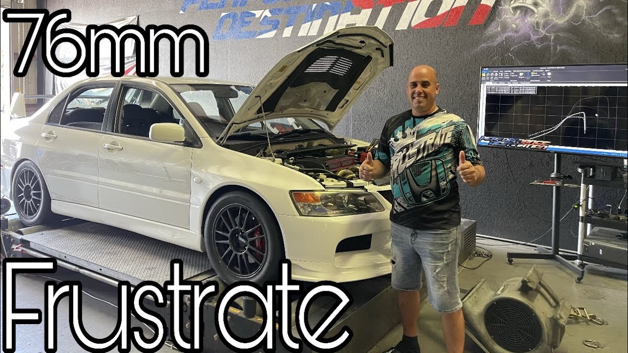 Frustrate EG goes from Honda Powa to Mitsu power and maxes out the fuel system on a 76mm turbo.