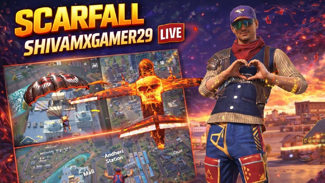 Scarfall 2.0 live🔥😀#scarfall