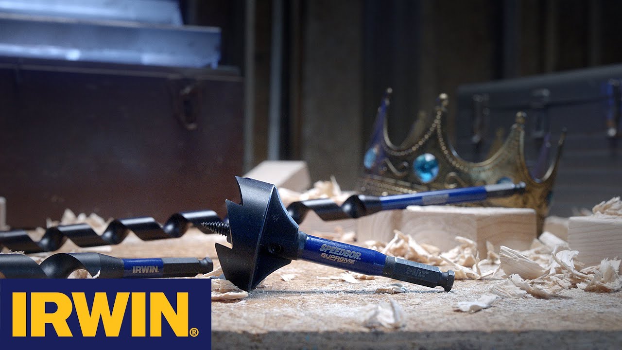 NEW IRWIN&reg; SPEEDBOR SUPREME&trade; Auger and Self-Feed Bits