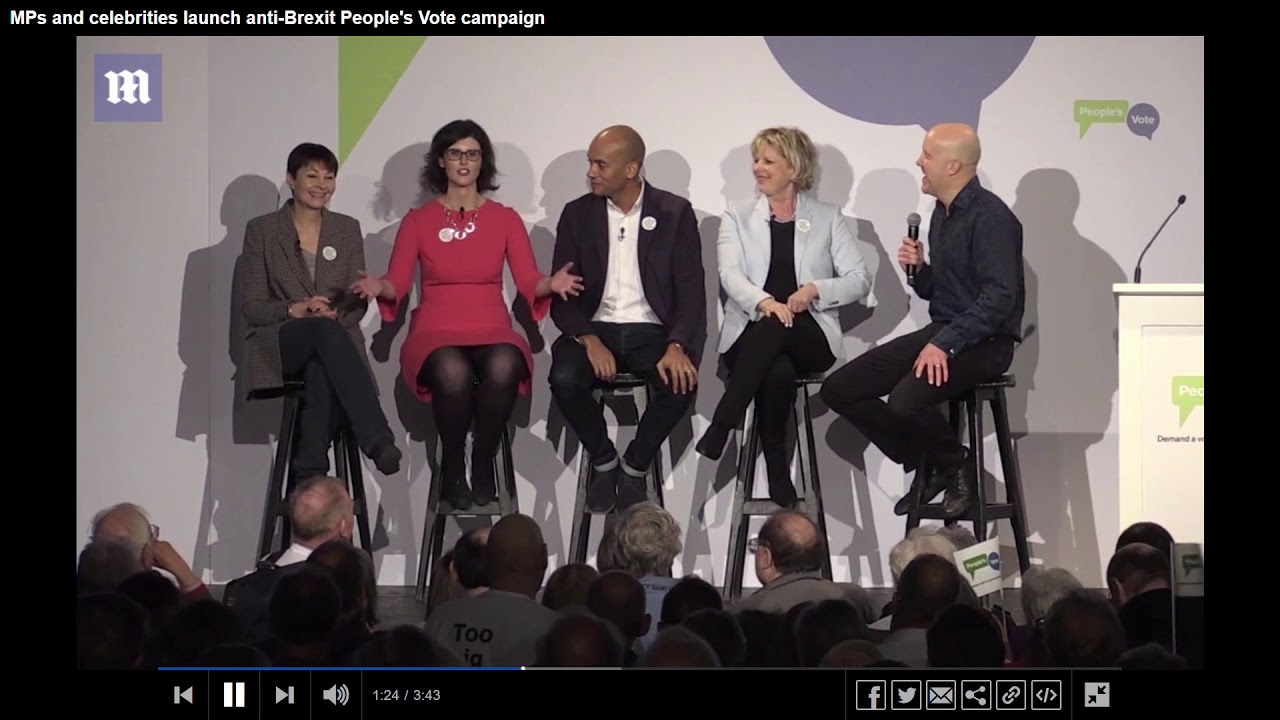 Layla Moran at the People's Vote Launch