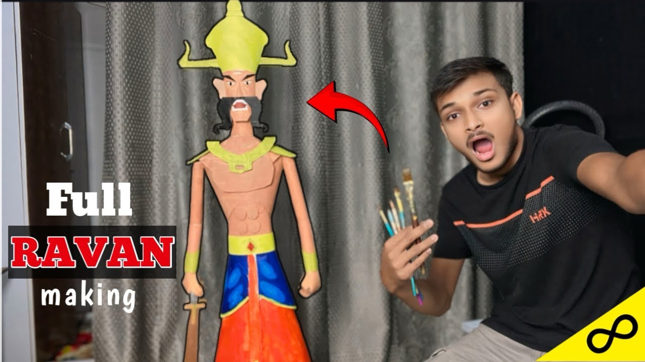Full Video 5.3 feet Ravan Making | Happy Dussehra