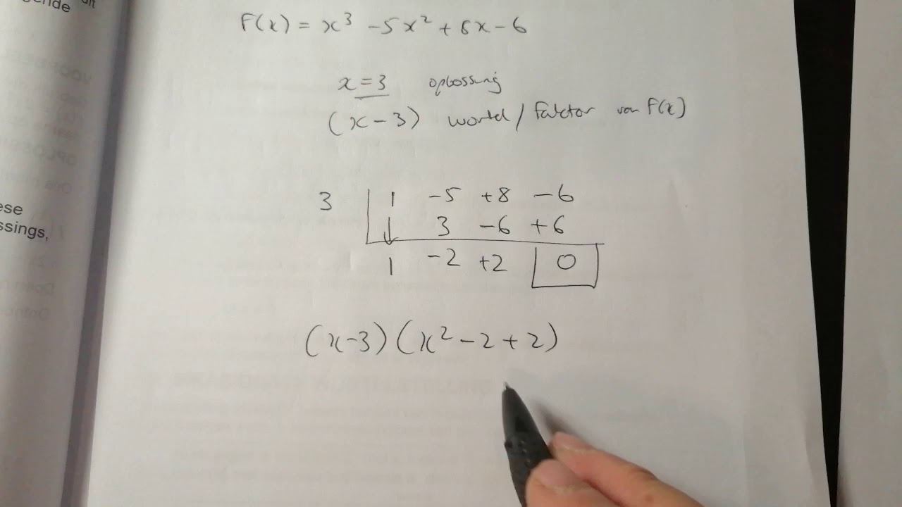 Alpha-Wiskunde Gr11 Faktorstelling en sintetiese deling