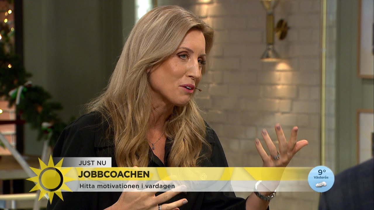 SÅ minskar du din jobbångest – hitta motivationen i vardagen - Nyhetsmorgon (TV4)