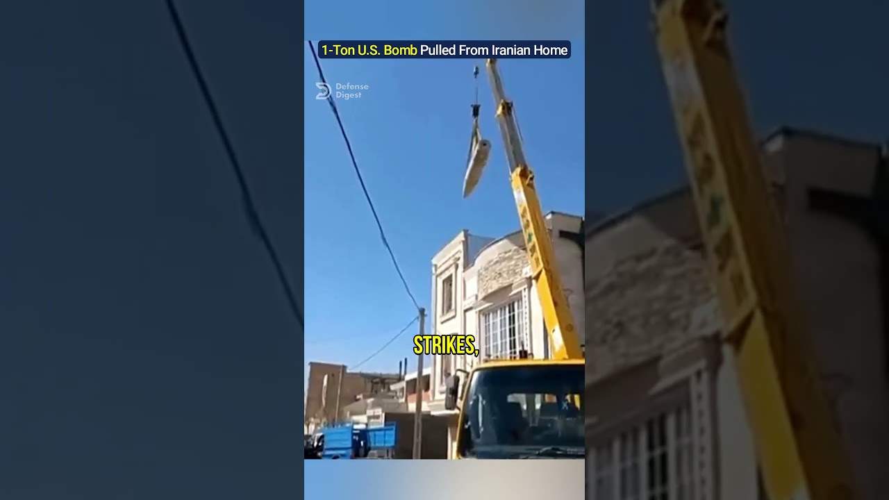 1-Ton Unexploded U.S. Bomb Pulled From Iranian Home