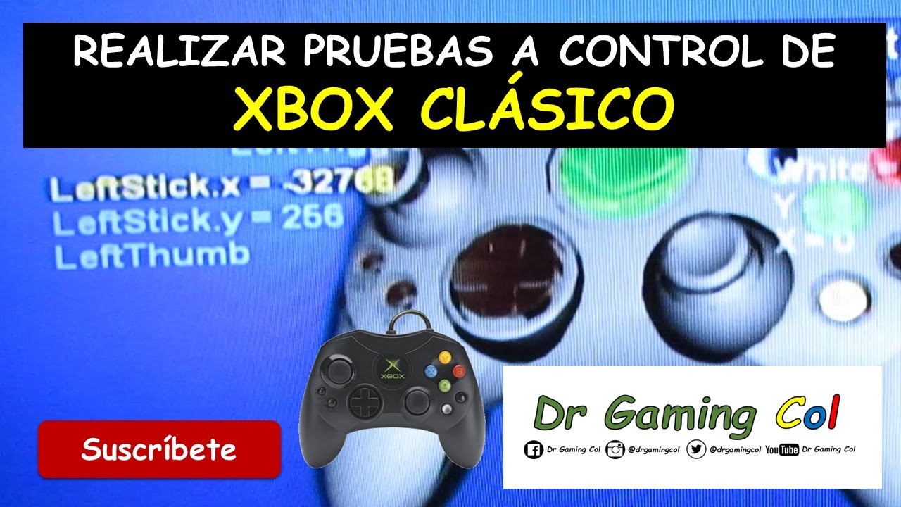 Cómo Realizar Pruebas en Control Xbox Clasico - Test Xbox Classic Controller (24)