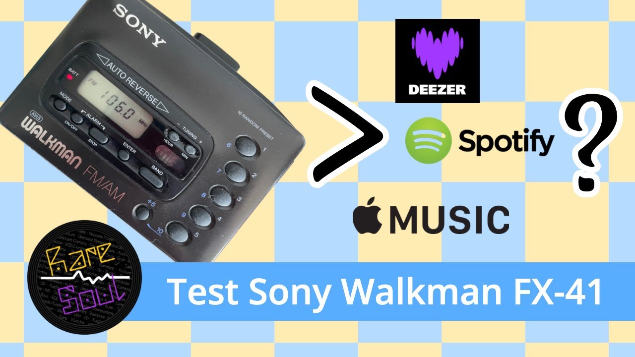 Remplacer Spotify par la K7 audio ? Walkman FX-41 [RARE SOUL TECH EP1]