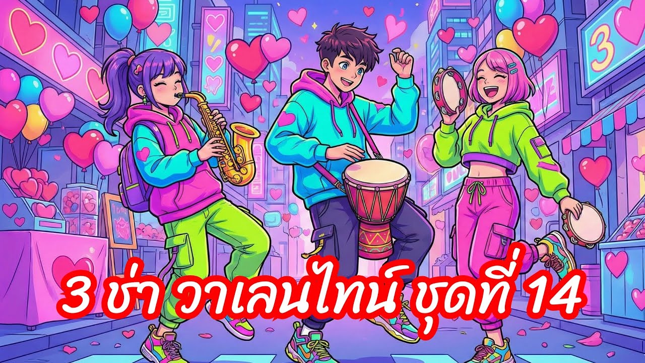 [ชุดที่ 14] รวมเพลง 3 ช่า วาเลนไทน์  - แดนซ์โจ๊ะๆ มันส์รับวันแห่งความรัก 2026