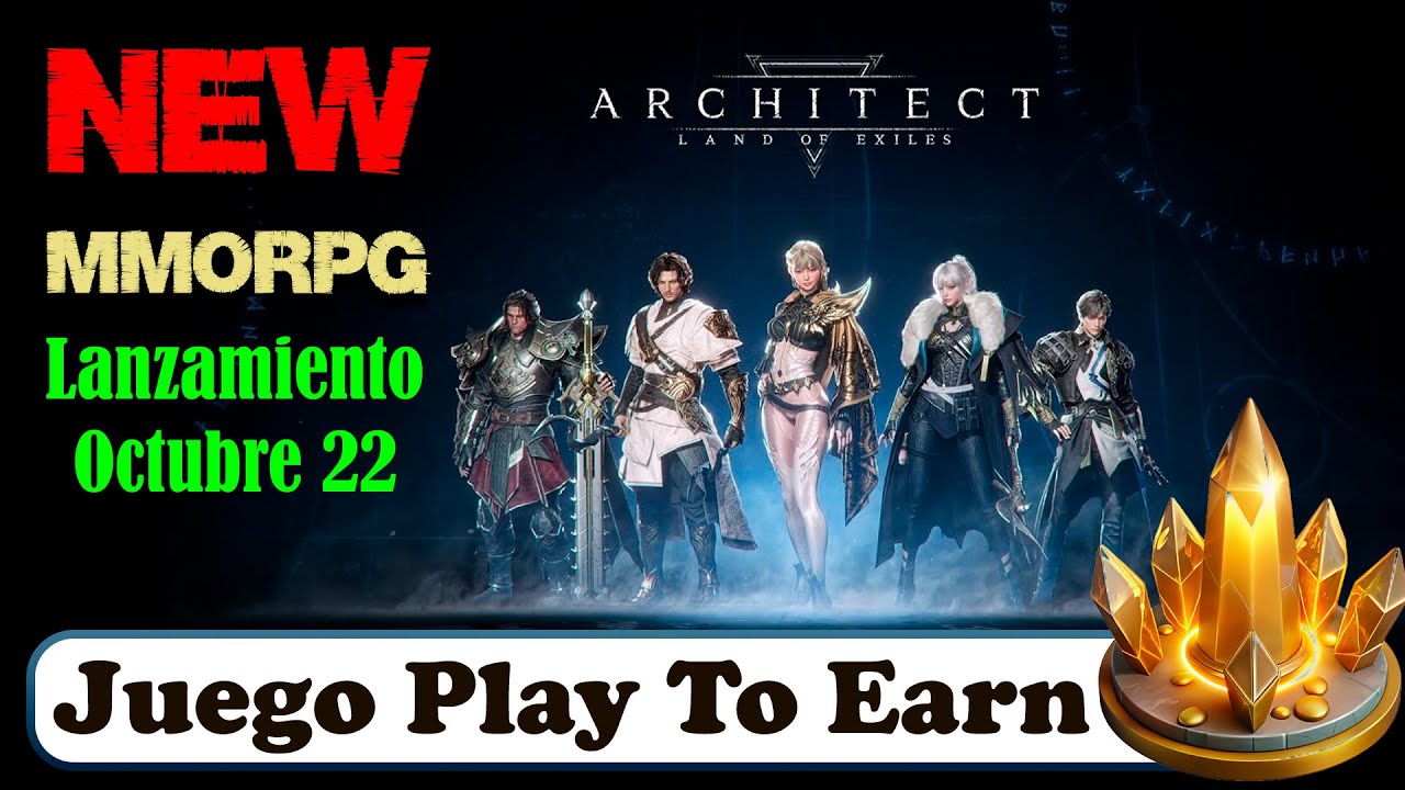 Architect LAND OF EXILES. Juego MMORPG Mundo abierto. Pre-descarga Martes 21 de Octubre.