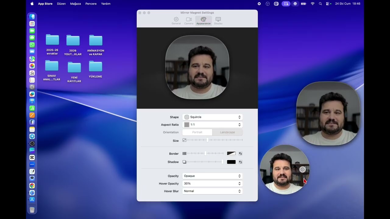 MACBOOK EKRANA KENDİMİZİ NASIL KOYARIZ? FACECAM UYGULAMALARI /PEARL, MİRROR MAGNET, CAM.ON, OBS STUD