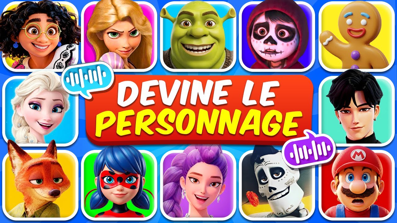 Devine les personnages Disney avec leur VOIX + CHANSONS 🎶🔥 Lilo & Stitch, Kpop, Vaiana, Disney