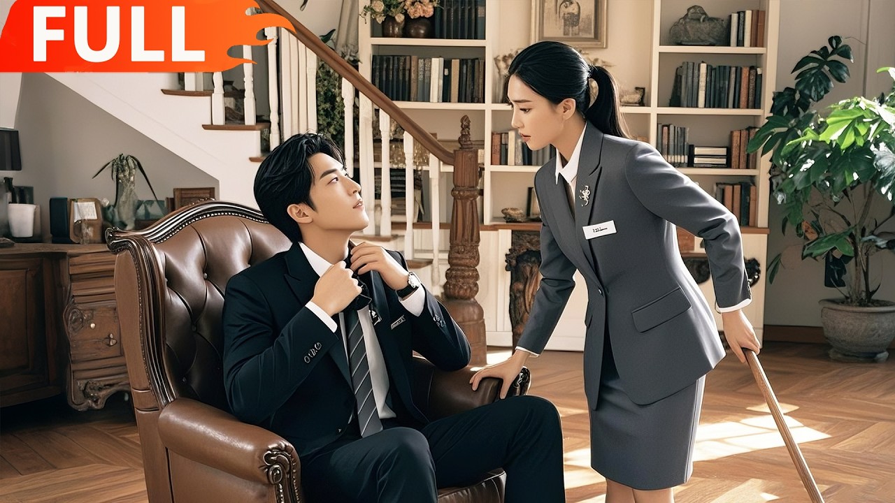 🌸Cleaning Lady overheard CEO's secret, he kept her close to watch her, ends up fell for her. #cdrama