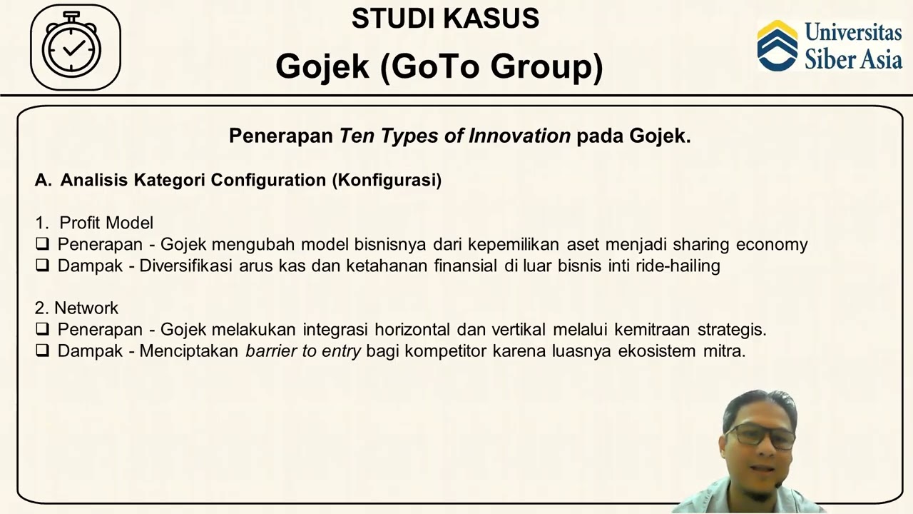 Analisis Ten Types of Innovation - gojek